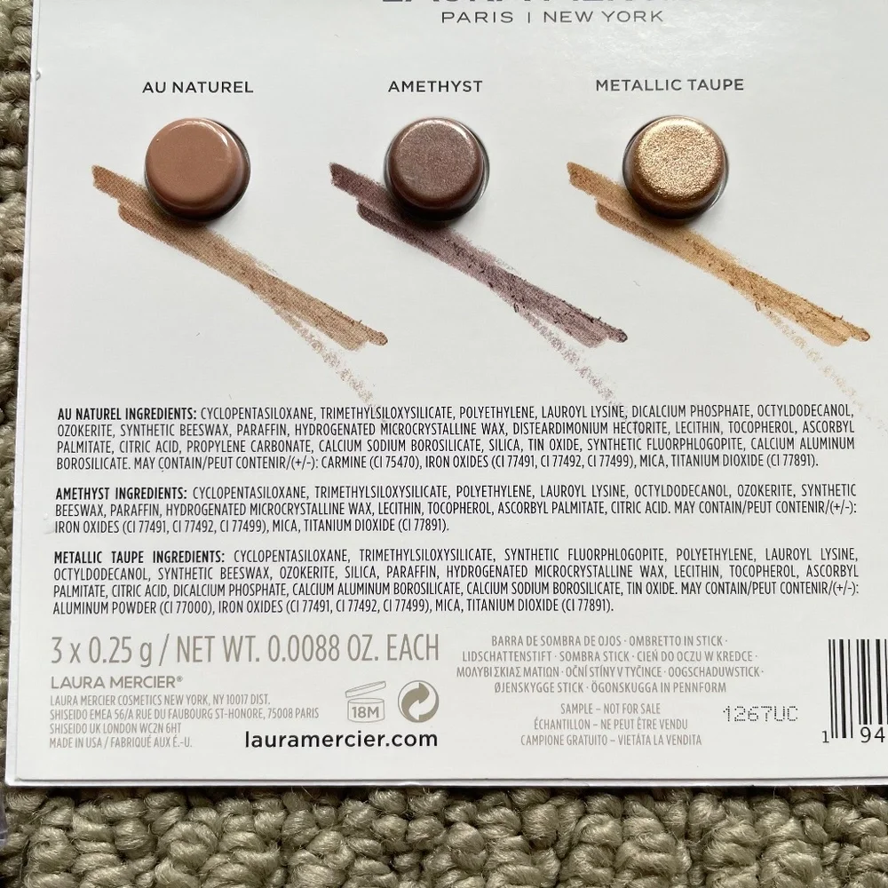 Bundle of Sephora Outrageous Plump Hydrating Lip Gloss & Laura Mercier Eyshadow